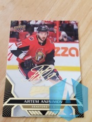 2020-21 UD MVP Gold Script #35 Artem Anisimov - Ottawa Senators